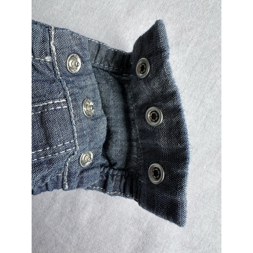 UNI Panthers babyGAP Denim Bodysuit Custom Purple & Gold Northern Iowa 12-18 mo - Picture 5 of 7